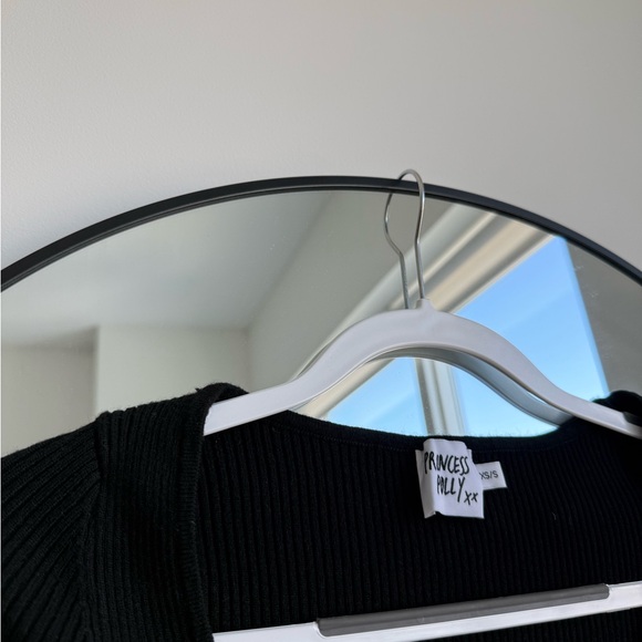 Princess Polly Kaseem Directional Rib Long Sleeve Sweater Midi Dress - Picture 6 of 6